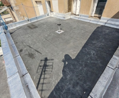 Pose de membrane EPDM sur toit plat